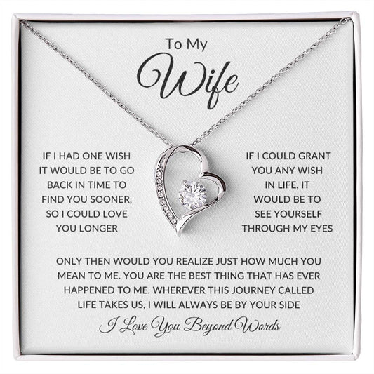 To My Wife - Forever Love Necklace I